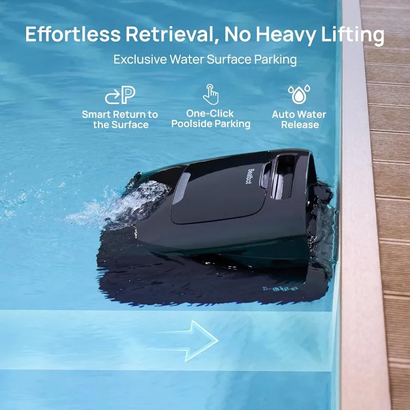 Beatbot Aquasense 2 Pro Pool Vacuum Robot, Unmatched 5-In-1 Cleaning, Skims Water Surface with Remote Navigation,Surface Parking