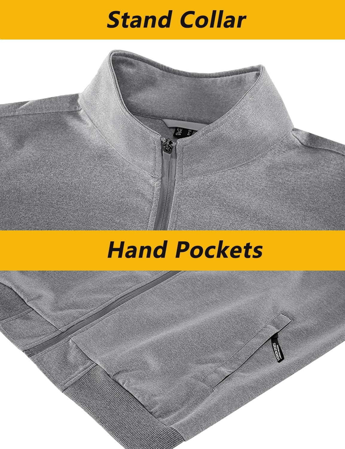 Men'S Tracksuit 2 Piece Set Full Zip Casual Running Jogging Athletic Sweatsuit