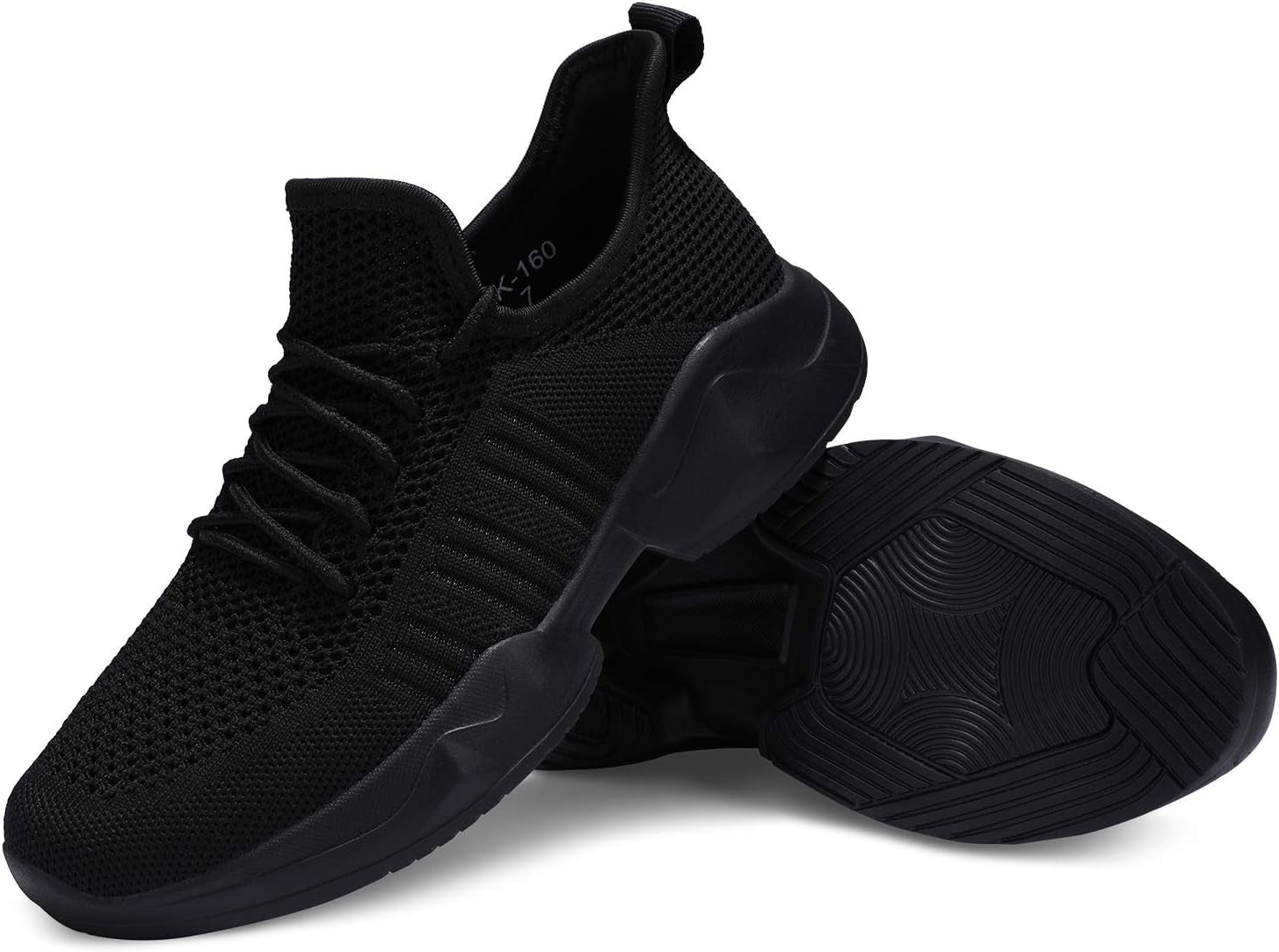 Women's Lightweight Black Athletic Sneakers - Size 11, Perfect for Running and Walking