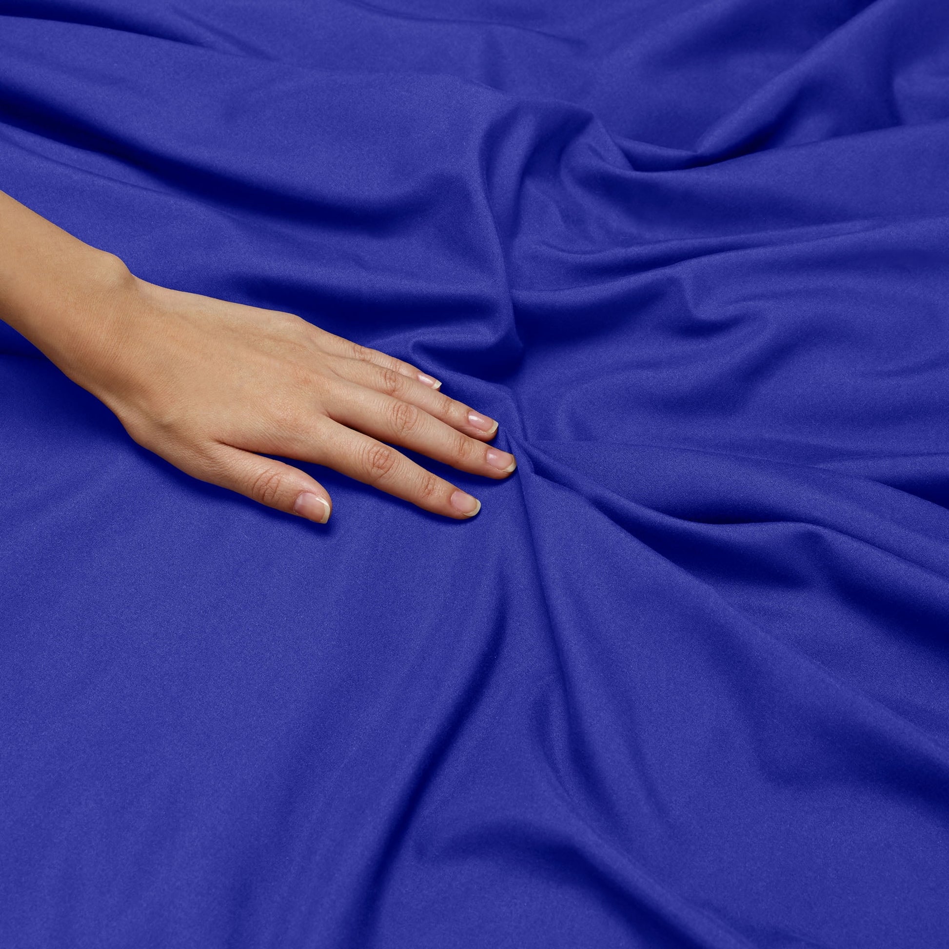 Split King Size Deep Pocket 5 Piece Bed Sheets Set, 1800 Series Hotel Luxury Soft Microfiber, Royal Blue