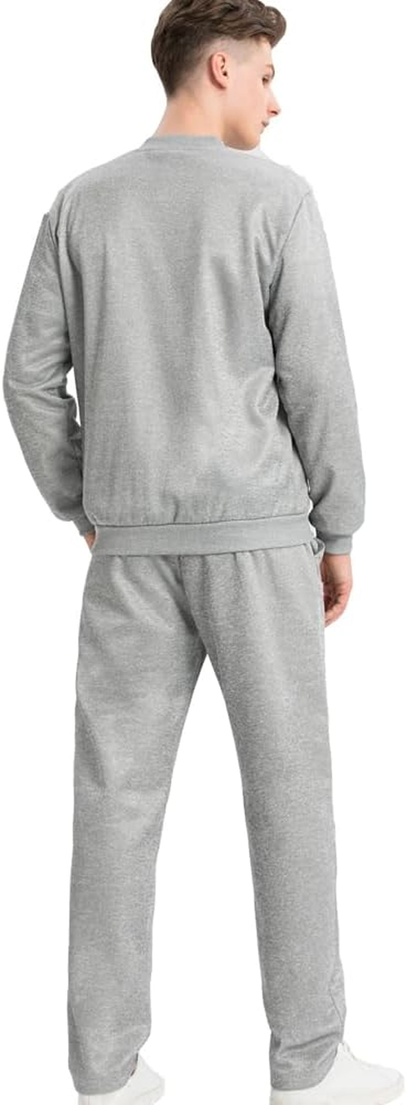 Men'S Casual Tracksuit Long Sleeve Running Jogging Athletic Sports Set