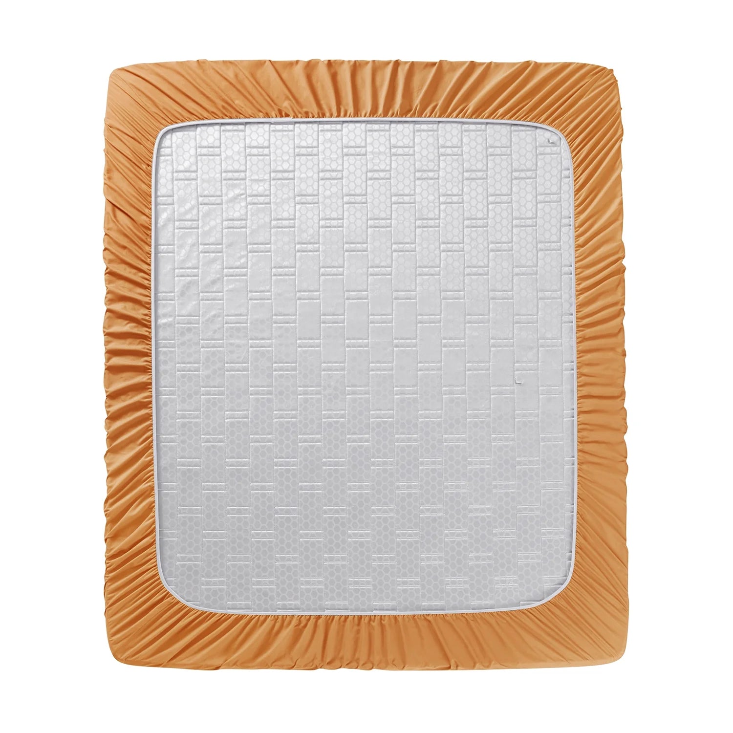 King Sheet Sets, 1800 Series Deep Pocket 4 Piece, Luxury Soft Microfiber Bed Sheet Sets, Apricot Buff Orange