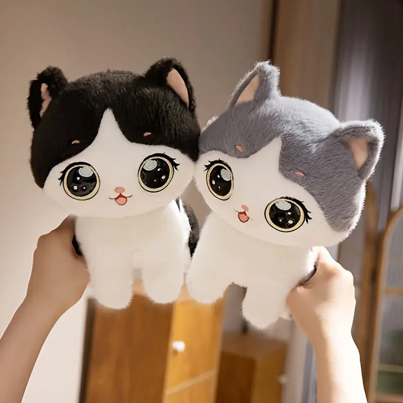 Adorable Kawaii Cat Plush Toy – Soft & Fluffy Stuffed Animal
